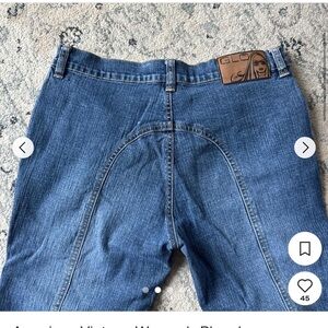 Vintage Y2K Hard to Find GLO Jeans Dark Blue Denim with Pink Waist Label